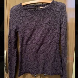 Lace see through top